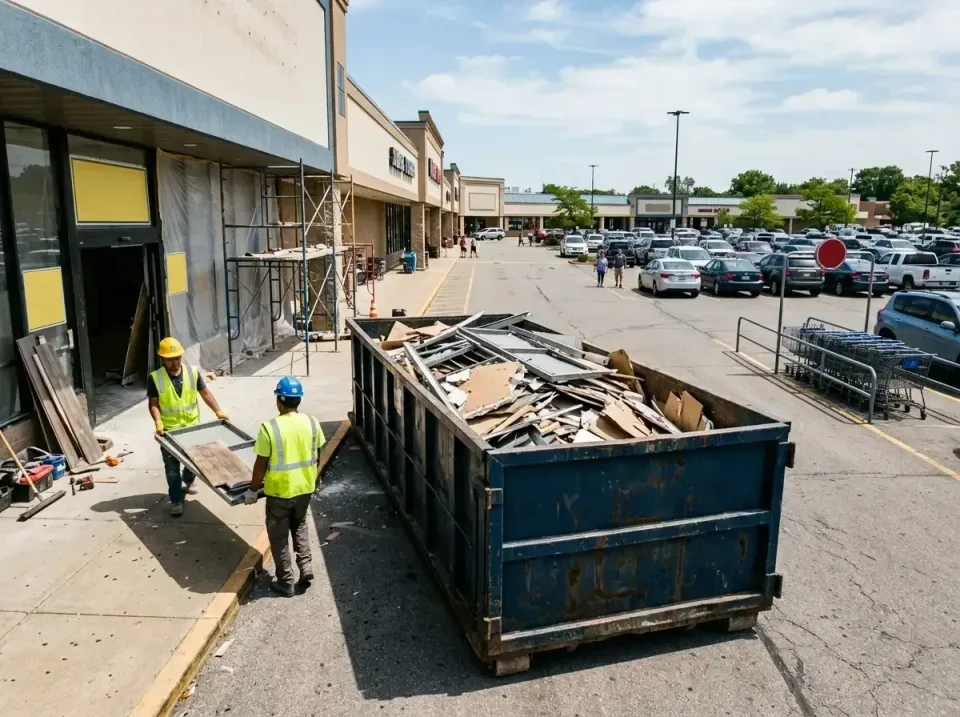 retail-store-renovation-debris-003 — frequently asked questions, Roll-off Dumpster Rentals in Heritage Lake, IN